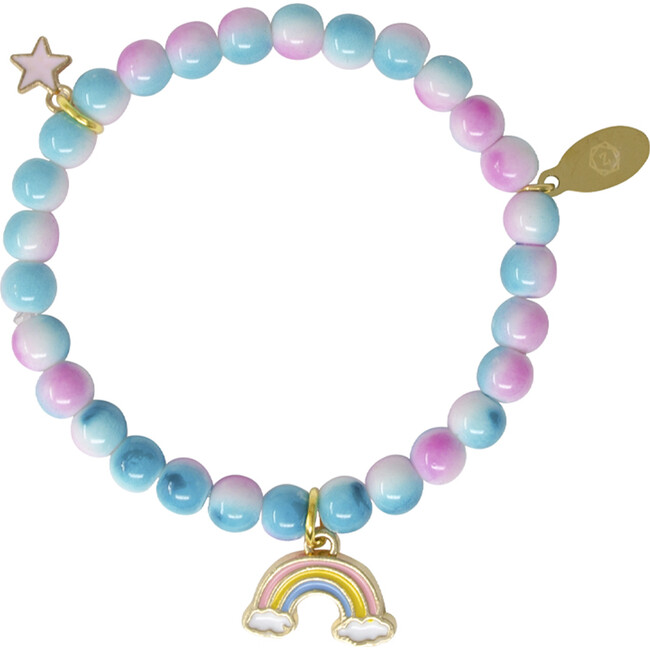 Pink & Blue Rainbow Bracelet