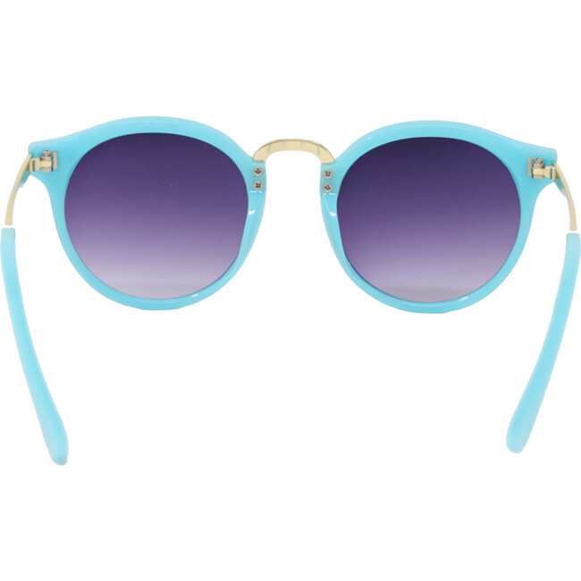 Teal Retro Cat Sunglasses - Sunglasses - 4