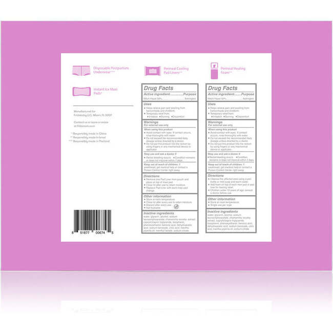 Mom Post Partum Recovery Essentials Kit - Postpartum Care - 4
