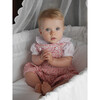 Floral Frill Dungarees, Coral - Overalls - 2