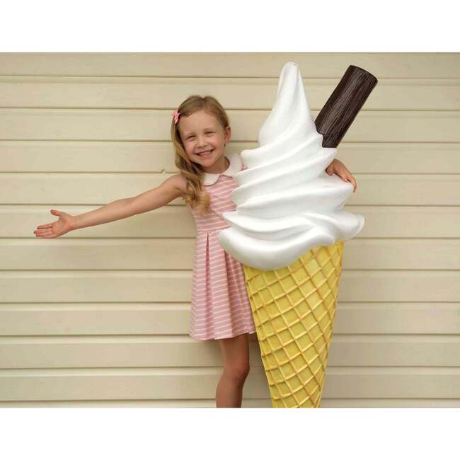 Breton Stripe Jersey Dress, Pink - Dresses - 2