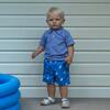 Sailboat Print Swimshorts, Blue - Swim Trunks - 4