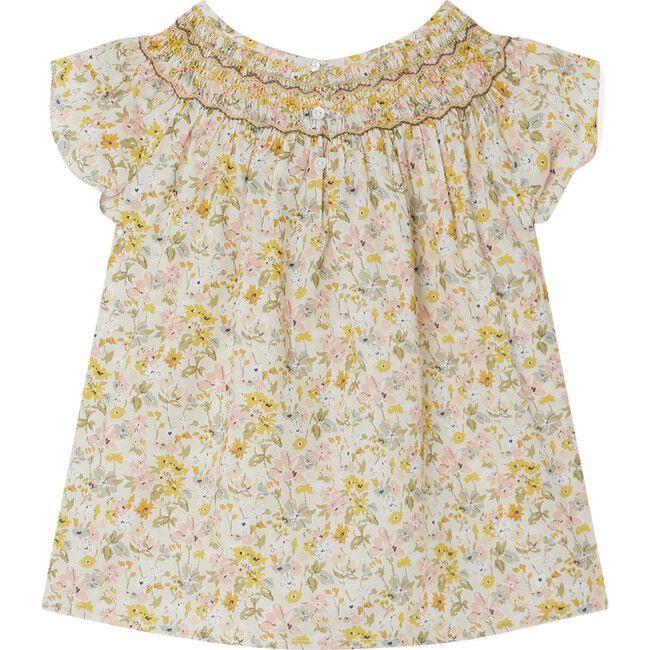 Blouse Smockee Ella, Cream