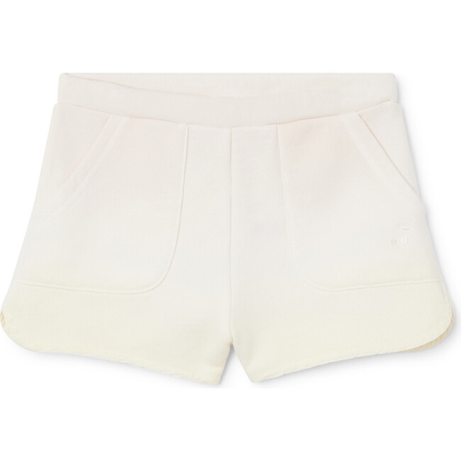 Short Arial, White