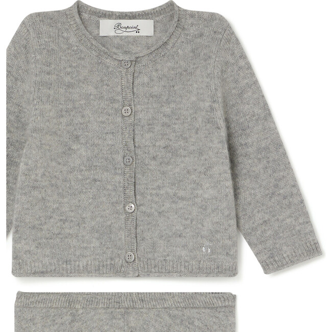 Baby Cardigan, Grey - Cardigans - 3