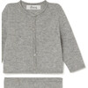 Baby Cardigan, Grey - Cardigans - 3
