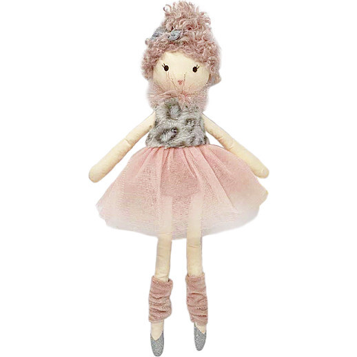 Lola Leopard Ballerina Doll, Pink
