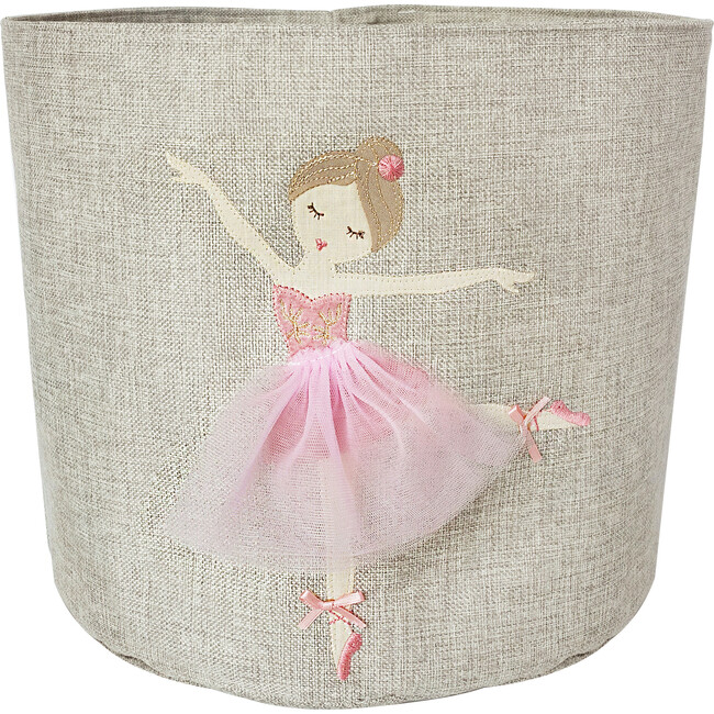 Ballerina Toy Bin, Gray - Storage - 1