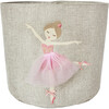 Ballerina Toy Bin, Gray - Storage - 1 - thumbnail