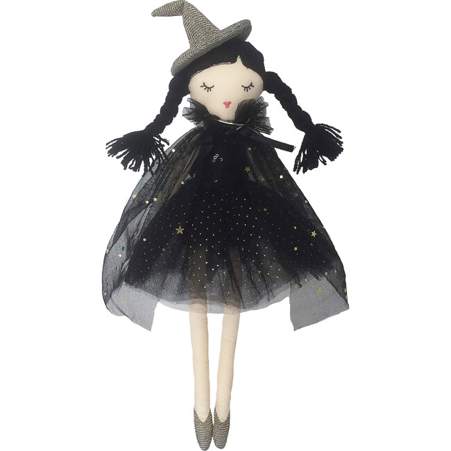Cassandra Witch Doll, Black - Soft Dolls - 1