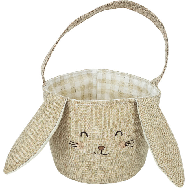Bunny Easter Basket, Taupe - Easter Baskets - 1