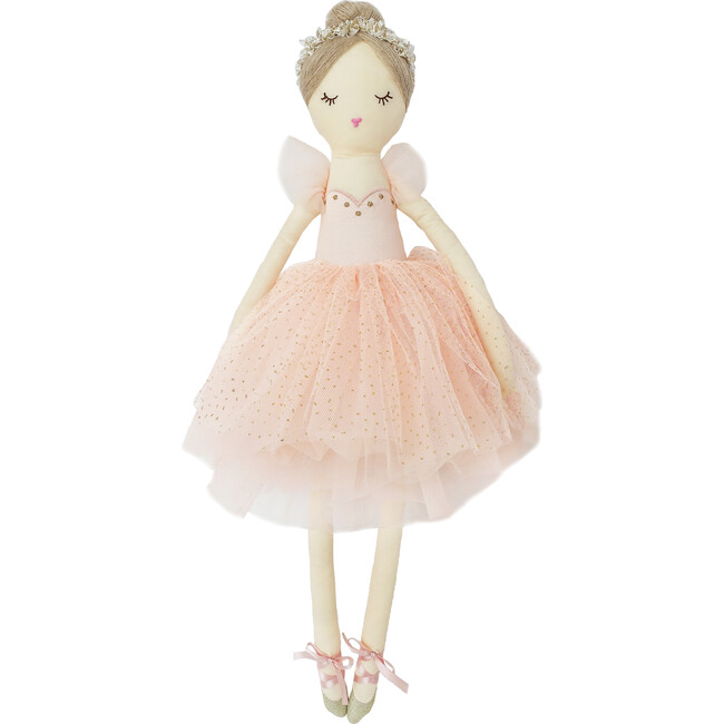 Belle Ballerina Doll, Pink - Soft Dolls - 1