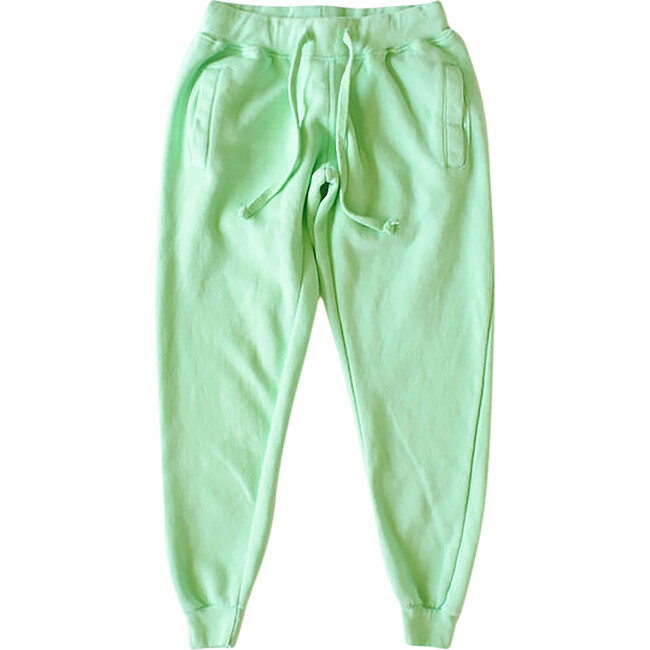 Adult Hand Dyed Joggers, Green - Sweatpants - 1