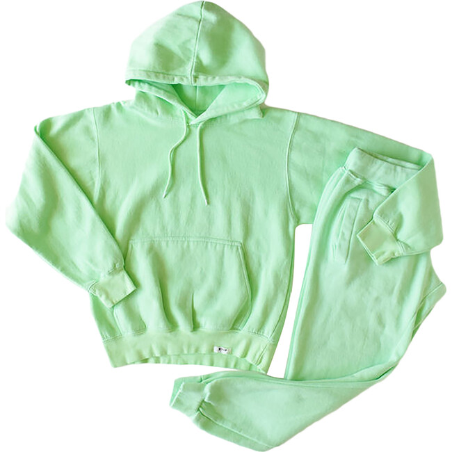 Adult Hand Dyed Hoodie, Green