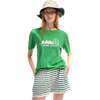 The Women's Short, White/Green/Grape - Tees - 3