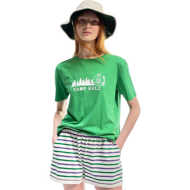 The Women's Short, White/Green/Grape - Tees - 4