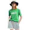 The Women's Short, White/Green/Grape - Tees - 4
