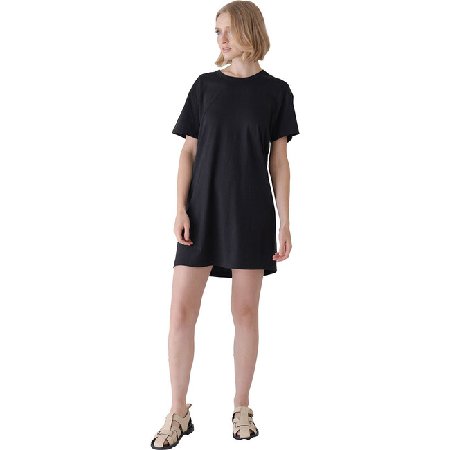 Women's T-Shirt Dress, Black