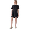Women's T-Shirt Dress, Black - Dresses - 1 - thumbnail