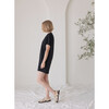 Women's T-Shirt Dress, Black - Dresses - 2
