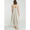 Women's Strappy Tiered Maxi, Natural - Dresses - 3 - thumbnail