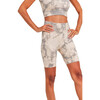 Women's Ivy Seamless Tie-Dye Biker Shorts, Nude - Leggings - 1 - thumbnail