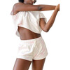 Women's Cosmos Tie-Dye Shorts, Periwinkle - Shorts - 1 - thumbnail