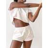 Women's Cosmos Tie-Dye Shorts, Periwinkle - Shorts - 2
