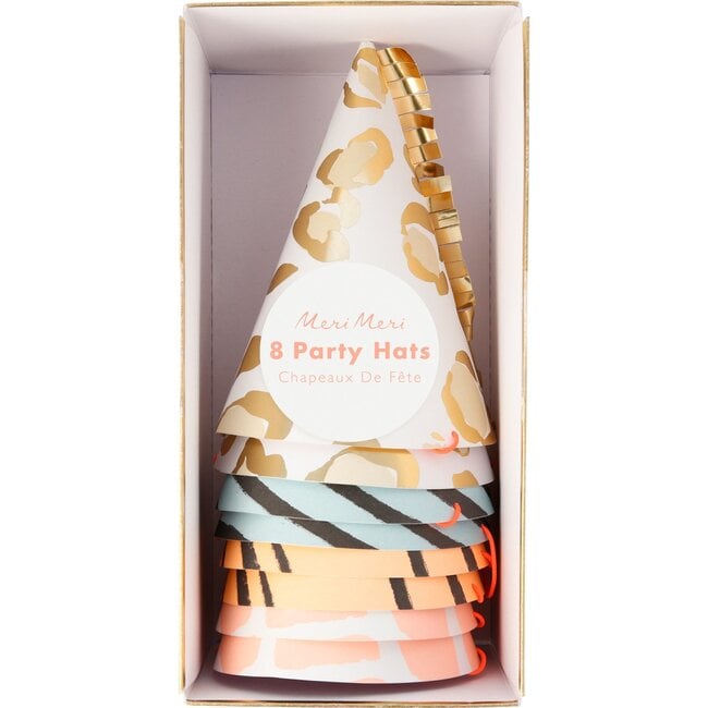 Safari Animal Print Party Hats - Favors - 3