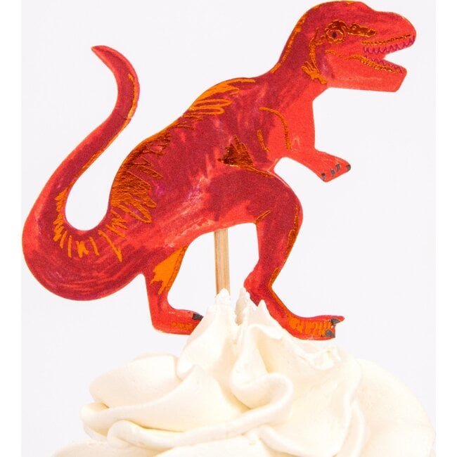 Dinosaur Kingdom Cupcake Kit - Party Accessories - 6