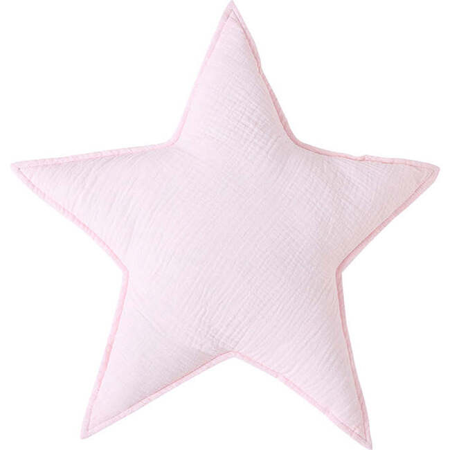 Handmade Decorative Nursery Star Cushion/Pillow, Rose Pink
