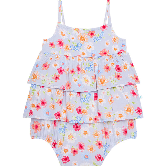 Carissa  Basic Ruffled Spaghetti Romper