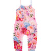 Brisa  Smocked Spaghetti Jumpsuit with Snaps - Rompers - 1 - thumbnail