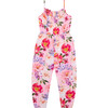 Brisa  Smocked Spaghetti Jumpsuit with Snaps - Rompers - 2