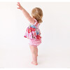 Brisa  Ruffled Capsleeve Basic Peplum Top & Bloomer Set - Mixed Apparel Set - 3