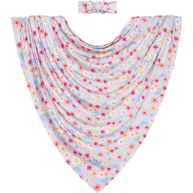 Carissa  Infant Swaddle and Headwrap Set - Swaddles - 1