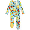 Monster Trucks  Footie Zippered One Piece - Pajamas - 2