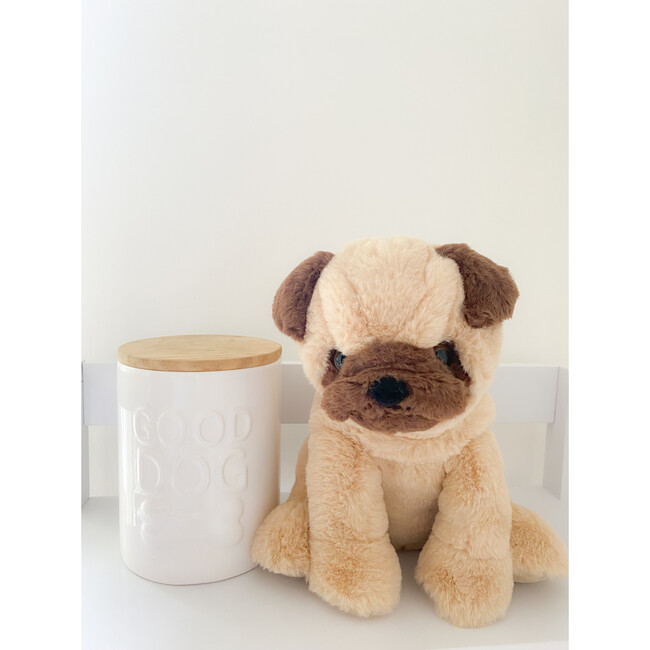 Perceval The Pug Plush Toy, Beige