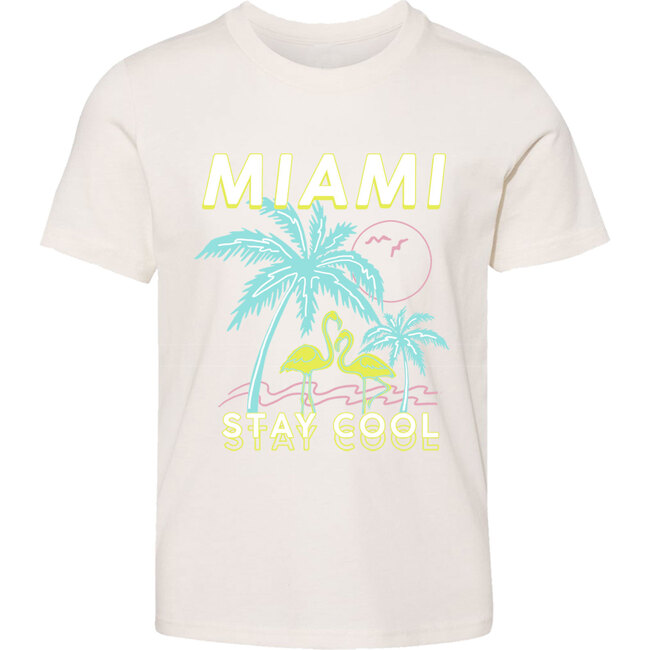 Miami Tee, Natural - T-Shirts - 1