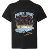 Pacific Coast Tee, Black - T-Shirts - 1 - thumbnail