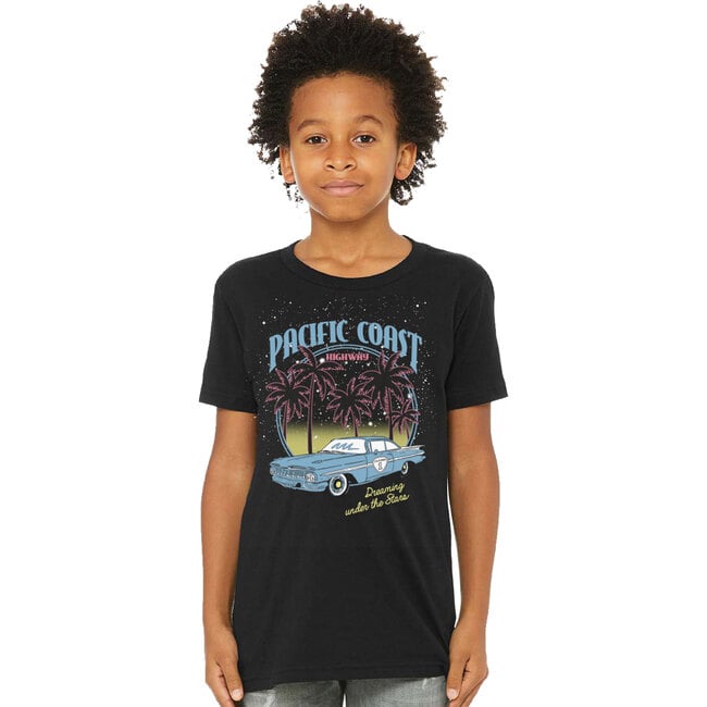 Pacific Coast Tee, Black - T-Shirts - 3