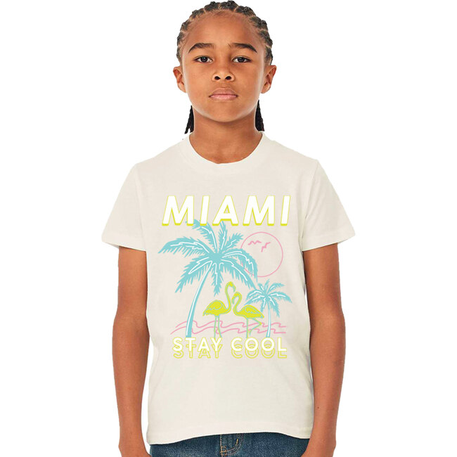 Miami Tee, Natural - T-Shirts - 4