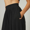 Women's Organic Pima Wide Leg Pant, Immersed Black - Loungewear - 2 - thumbnail
