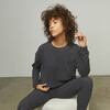 Women's Restore Thermal Pocket Long Sleeve, Mercurial Grey Heather - Loungewear - 2