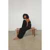 Women's Cozy Cotton Silk Relaxed Pant, Immersed Black - Loungewear - 2