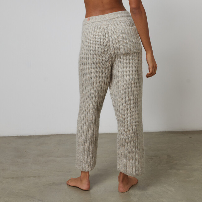 Women's Chunky Wool Crop Pant, Soothing Grey