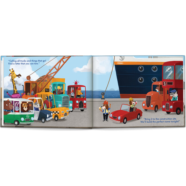 My Very Own Truck Personalized Book, 24 Piece Puzzle and Card Game Gift Set - Puzzles - 3