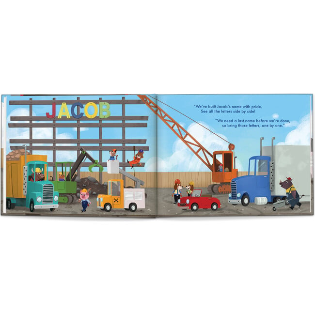 My Very Own Truck Personalized Book, 24 Piece Puzzle and Card Game Gift Set - Puzzles - 5