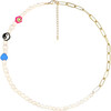 Women's Naomi Pearl & Chain Necklace - Necklaces - 1 - thumbnail