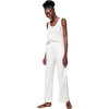 Women's Dream Cotton Gauze Wide Leg Pant, White - Pants - 1 - thumbnail